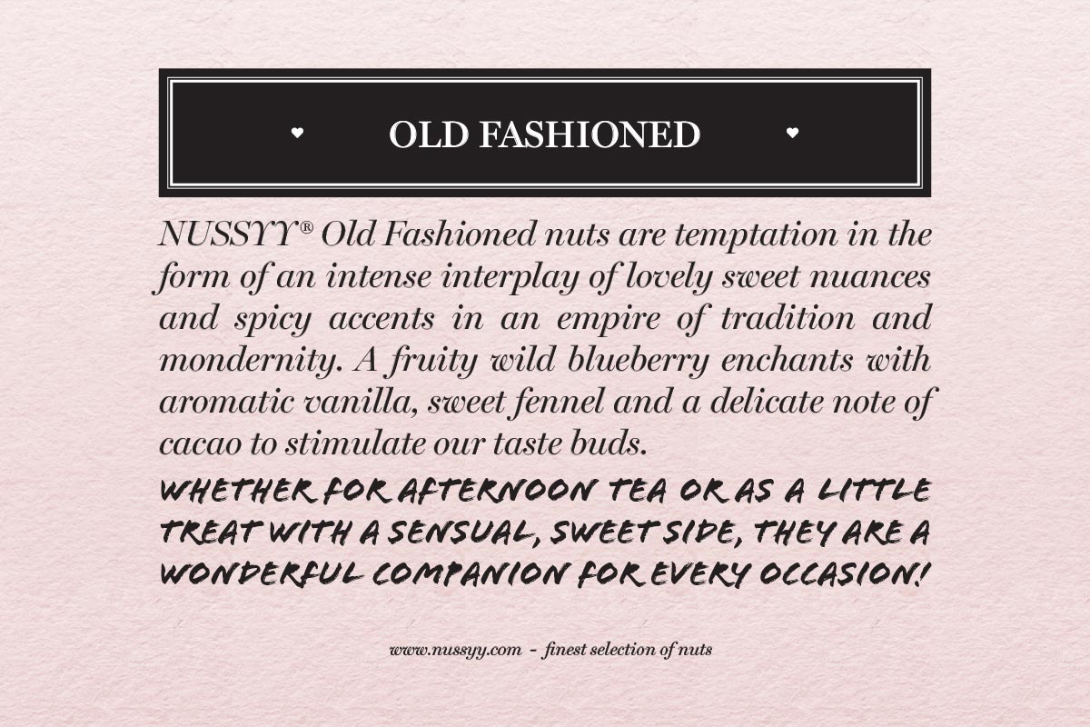 NUSSYY® OLD FASHIONED FLAVOURCARD